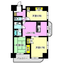 セントラルヒルズ高崎　510の物件間取画像